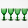 Green Wine Goblet