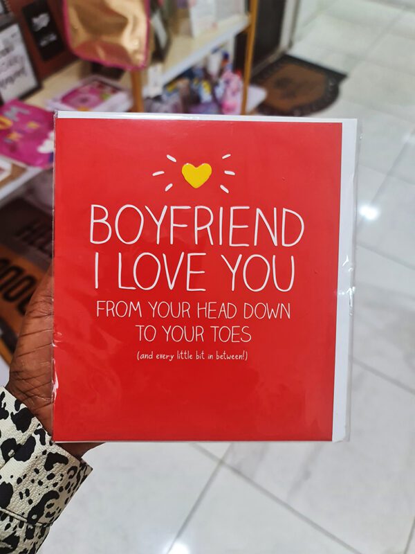 Love You Boyfriend Birthday Card