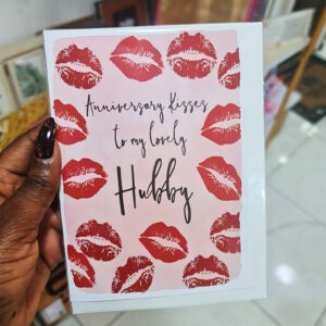 Wedding Anniversary Kisses Card
