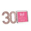 30 Pink Crystal Photo Frame