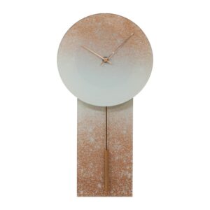 40.5cm Glass Pendulum Wall Clock