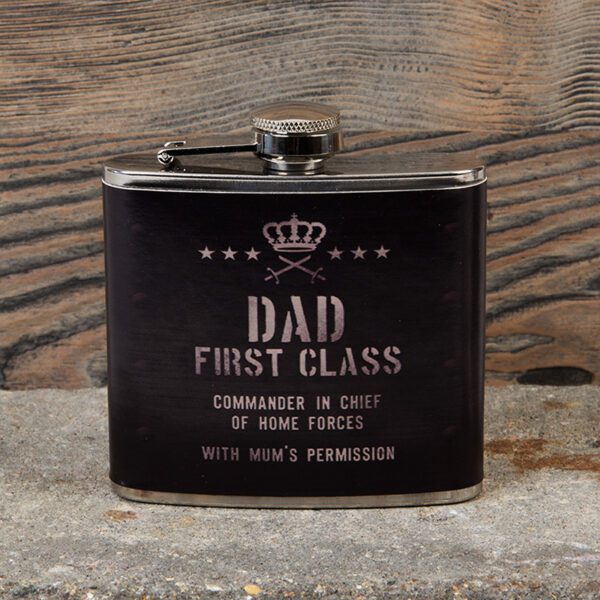 Dad First Class Hip Flask
