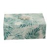 Glass Palm Leaf & Crystal Insect Jewellery Box