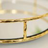 Gold Metal Mirrored Tray