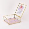 Leopard Glass jewelry Box