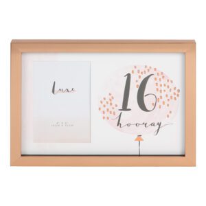 Luxe Rose Gold 16th Birthday Frame