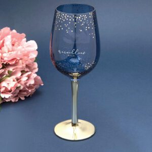 Marvelous Mum Wine Glass