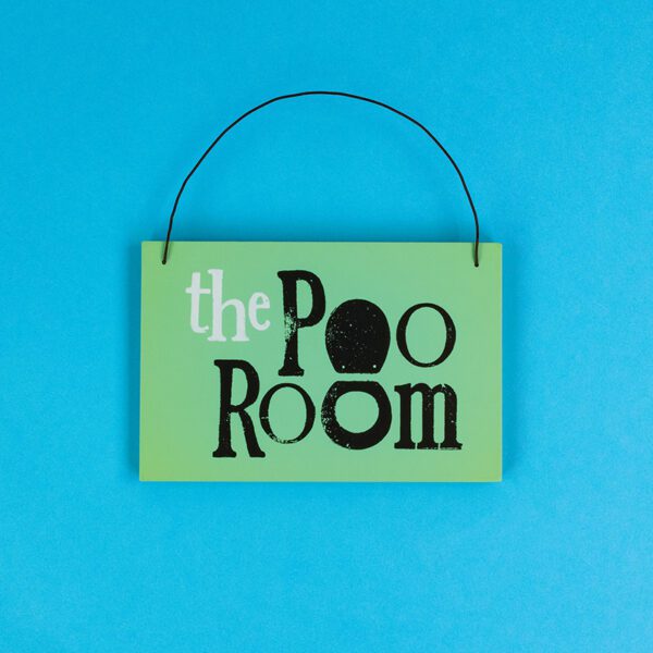 The Poo Room Sign