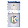 "E" Monogram Keyring